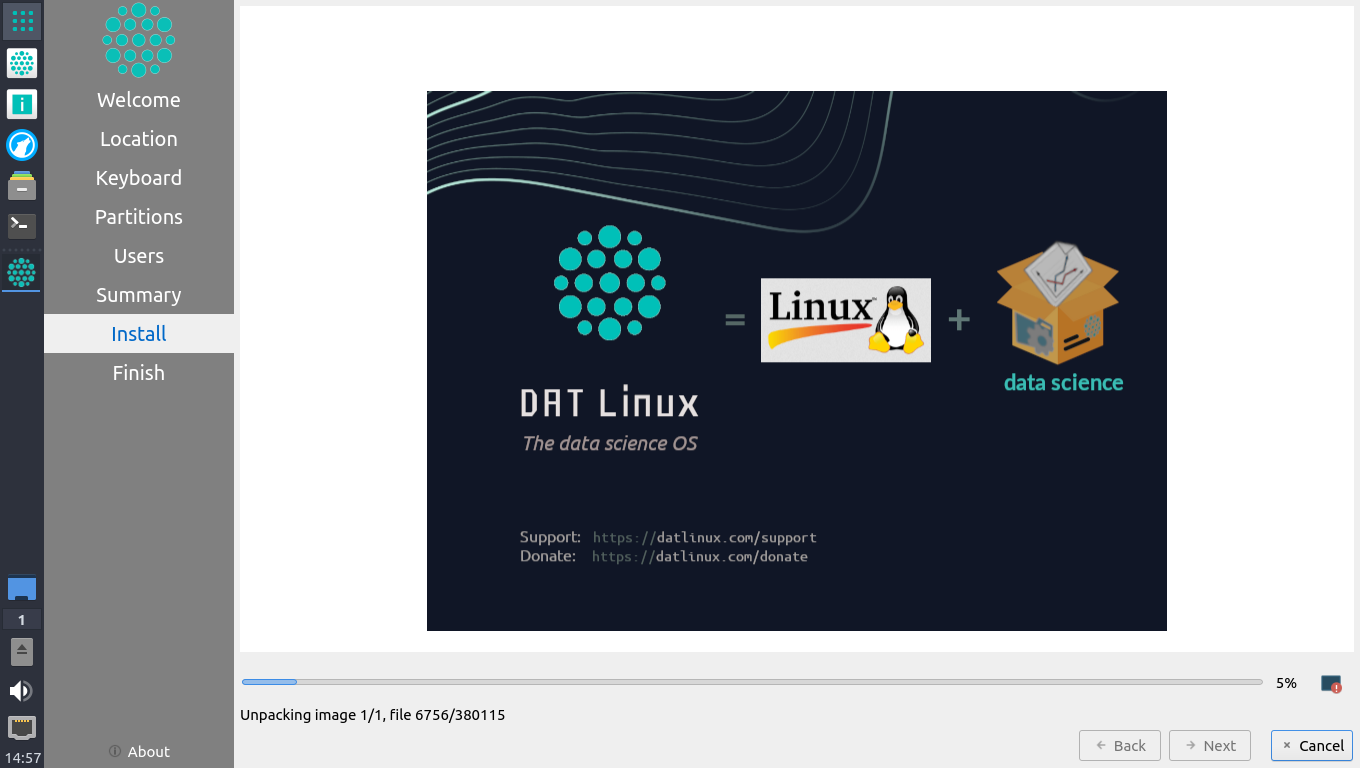 DAT Linux The Data Science OS — Ciência e Dados